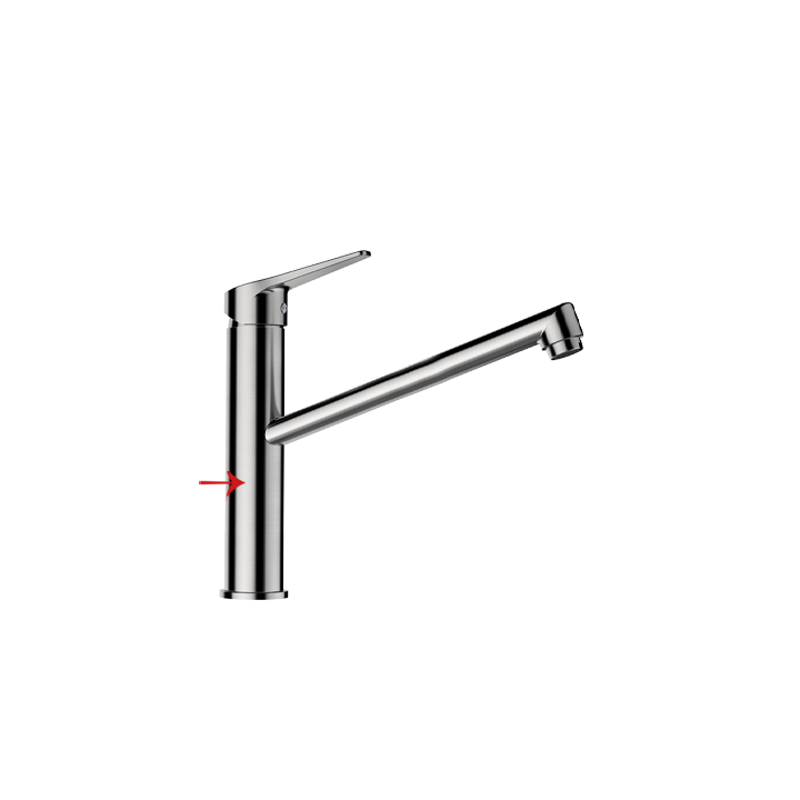 SCHOCK METIS fixed mixer with stainless steel look