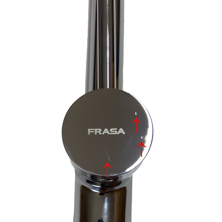 FRASA MUZA CHROMED pull-out tap with shower