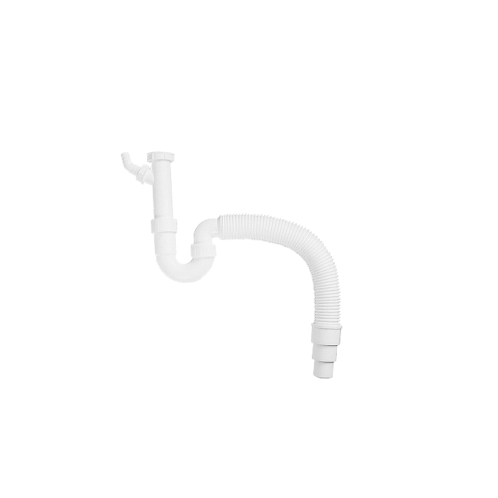 Sifão flexível 1 1⁄2”, saída 40 e 50 mm
