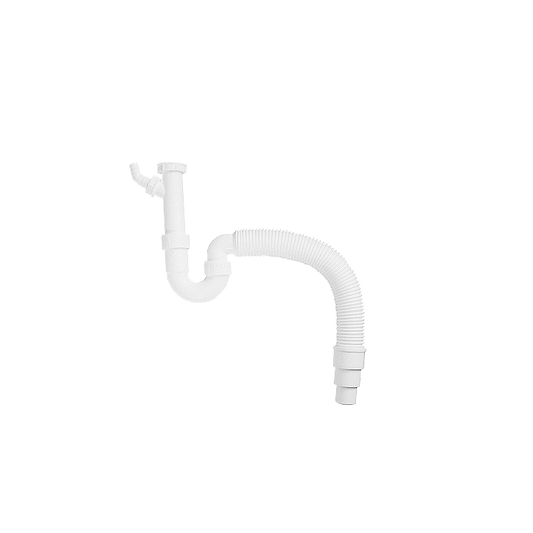Sifão flexível 1 1⁄2”, saída 40 e 50 mm